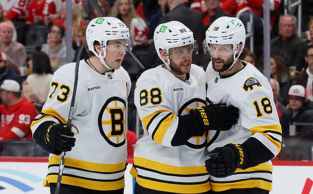 Pastrňák dal gól a připsal si 500. asistenci v NHL. Vladař vychytal výhru